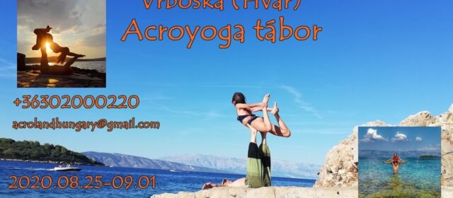 Acroyoga tábor – 2020 aug 25. – szept 1.